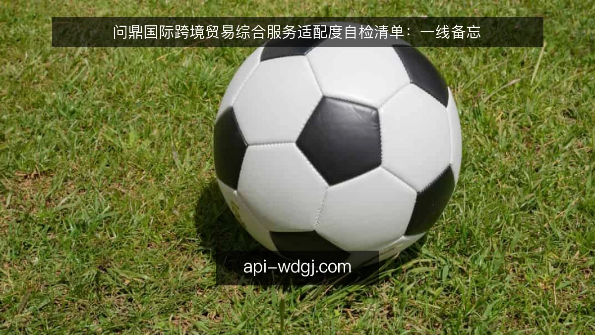 问鼎国际跨境贸易综合服务适配度自检清单：一线备忘