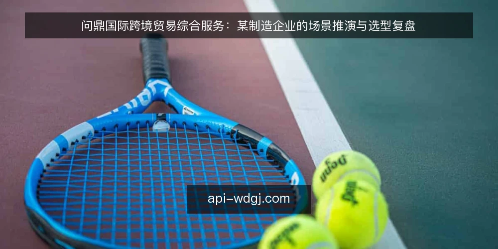 问鼎国际跨境贸易综合服务：某制造企业的场景推演与选型复盘 — 场景设定：一家中型制造企业的出海诉求 配图